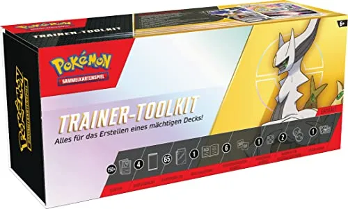 Pokémon Sammelkartenspiel: Trainer-Toolkit 2023 - Über 150 nützliche Karten, 4 Boosterpacks und alles für dein perfektes Deck!