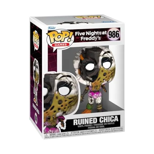 Funko Pop! Games: Five Nights at Freddy's - Chica The Chicken - FNAF - Vinyl-Sammelfigur - Geschenkidee - Offizielle Handelswaren - Spielzeug Für Kinder und Erwachsene