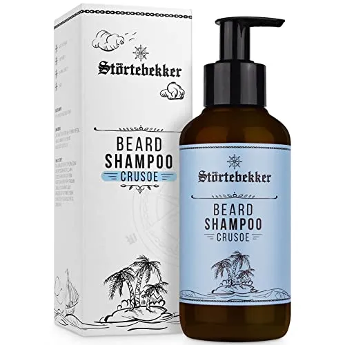 Störtebekker® Premium Bartshampoo Herren - 200ml - Nachbehandlungen: Reinigt und pflegt Bart und Haut, beugt Juckreiz und Schuppen vor. Mit Eukalyptusöl und Aloe Vera für geschmeidiges Barthaar und einen angenehmen Duft.