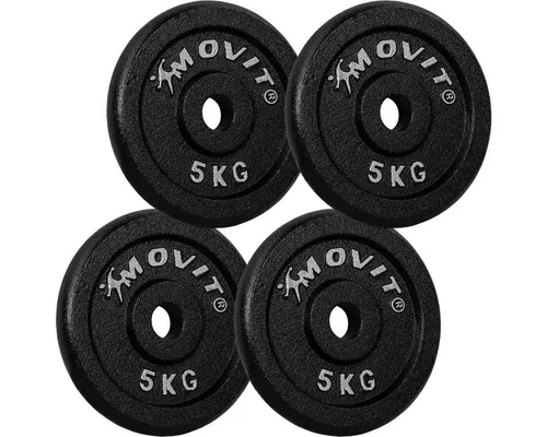 MOVIT Hantelscheiben Set PRO in schwarz von MOV'IT