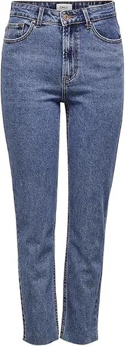ONLY Damen Jeans 15283925 Medium Blue Denim 30-32 - Jeans der dänischen Marke ONLY, stylisch und bequem für den perfekten Alltag.