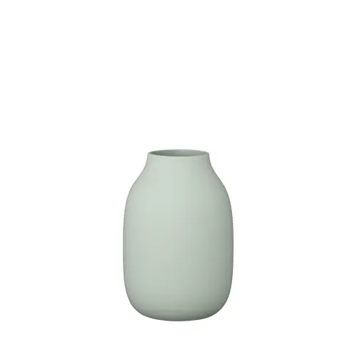 Blomus COLORA Vase Desert Sage S 15cm - Dekovase aus hochwertiger Keramik, mit samtig-matter Oberfläche und modernem Design – ideal für kleine Blumenarrangements und stilvolle Akzente in jedem Raum.