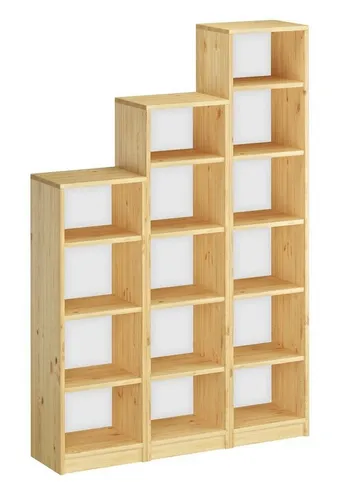 ERST-HOLZ Wandregal Holzregal in Drei Größen 120 / 150 / 180 cm Kiefer Massiv