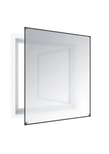 Windhager COOL Sonnenschutz Magnet-Rahmenfenster 100x12 - Insektenschutzfenster mit effektiver Sonnenschutzfunktion, ideal für angenehme Raumtemperaturen und optimalen Schutz vor Insekten.