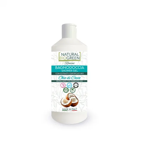 Naturalbiogreen Kokosöl Duschbad für vegane Mischhaut 400 ml