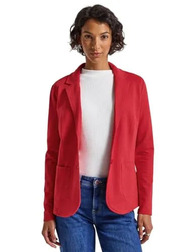 Street One Damen 2116815 Basic Blazer in Racing Red von Street One
