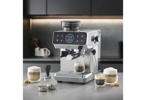 Caso Siebträgermaschine EspressoGourmet & Grind, Automatische Vorbrühfunktion