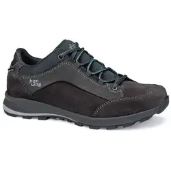 Hanwag Banks Low Lady GTX - Bequeme Wanderschuhe für Damen - Wanderschuhe aus hochwertigem Nubuk- und Veloursleder, mit Gore-Tex-Futter für Wasserdichtigkeit und optimalem Komfort bei Wanderungen und leichten Treks.