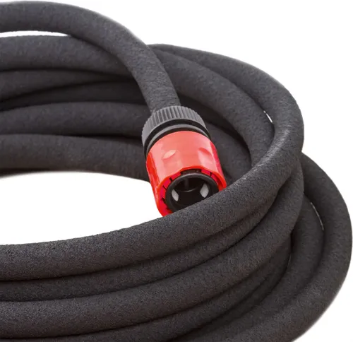 Wiltec Perlschlauch 30m mit feinen Poren, unter- und oberirdisch verlegbarer Gartenschlauch Tropfschlauch Bewässerung Wasserschlauch Bewässerungsschlauch