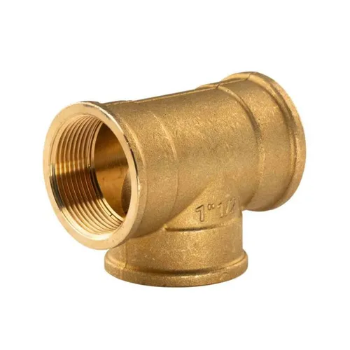 Produktbild Messing T-Stück Gewinde-Fitting 1 1/2