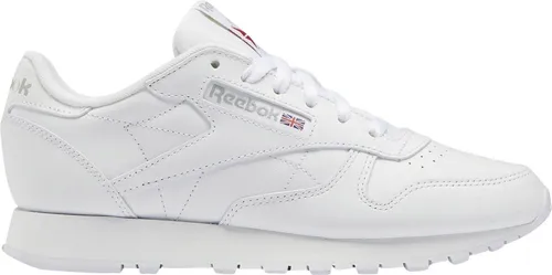 Reebok Damen Classic Leather Sneaker - Elegante Keilabsatz Sneakers in Weiß - Damen-Sneaker aus hochwertigem Kalbsleder mit komfortablem Schafleder-Innenmaterial und modischem Keilabsatz für einen stilvollen Look.