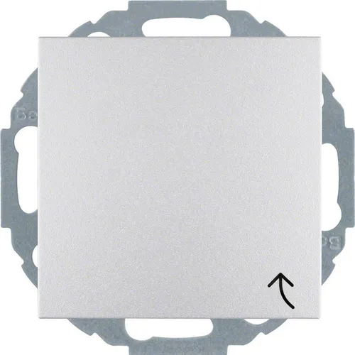Berker Schuko-Steckdose alu matt 47441404 - Klappdeckel B.1;B.7, elegante und praktische Lösung für Ihr Zuhause