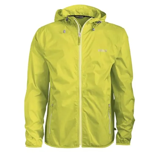 PRO-X ELEMENTS Kinder Regenjacke Star Jr. - Limette 140 - Funktionsjacke aus 100 % recyceltem Polyester, ideal für aktive Kinder bei jedem Wetter.
