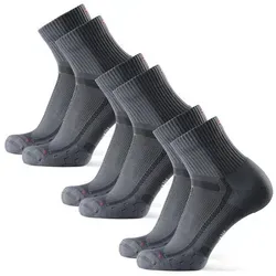 DANISH ENDURANCE Basicsocken Long Distance (3-Paar) – Rutschfeste Sportsocken für Läufer