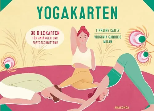 Yoga-Karten für Anfänger und Fortgeschrittene: Großformatige Karten (12x18 cm) mit effektiven Yoga-Übungen für zuhause in einer Box. Einfach immer neu den eigenen Yoga-Flow zusammenstellen. 32 Karten