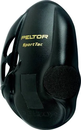 3M Peltor SportTac Ersatzschale schwarz 210100SV - Kompatibel mit SportTac Gehörschutz, besonders sichere Kapselschalen für den Schießsport