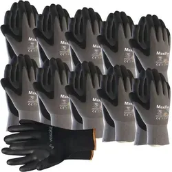 Maxiflex Handschuhe Gr. 10 Ultimate 10 Paar - Arbeitshandschuhe Herren Und Damen Mit Hervorragendem Grip - Montagehandschuhe Nitril
