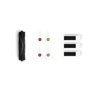 ECOVACS Wartungskit für DEEBOT T20 OMNI - Ersatzteile für Staubsauger mit langer Lebensdauer von 6 Monaten; umfasst Hauptgummibürste und antibakterielle Filter für eine gründliche Reinigung.