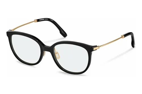 Produktbild Rodenstock R8036 A 53  Damen Brille Brillenfassung Brillengestell Schwarz 138 mm