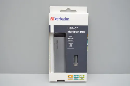 Verbatim USB-C Multiport-Adapter - Vielseitiger USB-C-Hub mit 4K HDMI und USB 3.0, ideal für mobiles Arbeiten und Schnellladung von Geräten