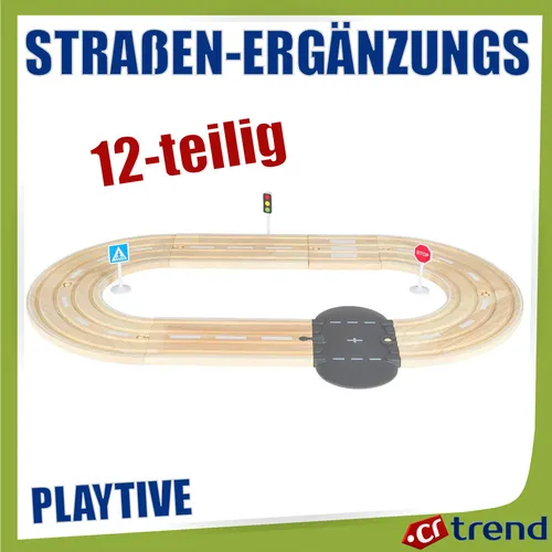 PLAYTIVE JUNIOR STRAßEN-ERGÄNZUGS-SET 12-Teilig NEU