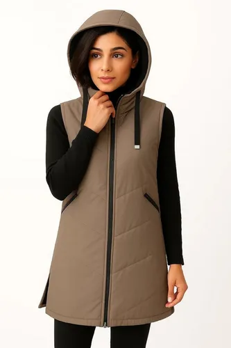 LPO Wendeweste MASCHO - Da., taupe-gray 372 (40) - Funktionsjacke für Damen, vielseitig tragbar und ideal für wechselhaftes Wetter.