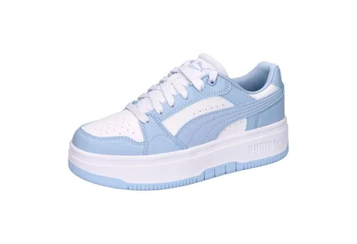 PUMA Damen Rebound Femme Low Sneaker - White Haute Tropic, 38 EU - Damen-Sneaker mit stylischem Design und optimalem Tragekomfort für jeden Anlass.
