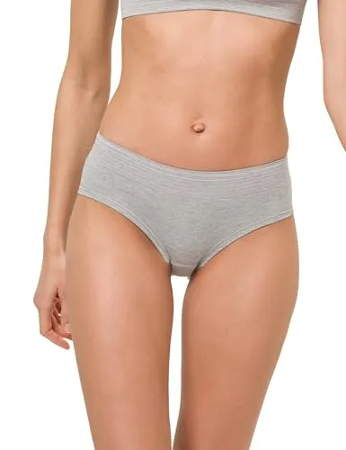 BeeDees Damen Slip Comfee Hipster Graumelange, 40/42 Seamless