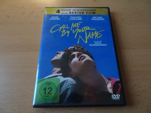 DVD Call me by your name - Armie Hammer & Timothee Chalamet - 2018 - NEU/OVP
