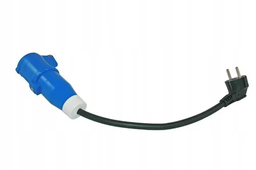 CEE/Schuko Adapterkabel CEE-Kupplung/Schuko-Stecker