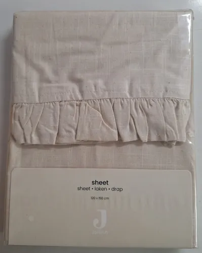 Jollein Spannbettlaken Baumwolle 120x150 cm, beige