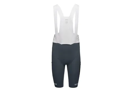 GORE® Wear Radtrikot Spinshift Cargo Bib Shorts+ Herren Lab Graphite - Die GORE WEAR Spinshift Cargo Bib Shorts für Herren bieten hohen Komfort und praktische Stauraumlösungen. Mit atmungsaktiven Trägern und vier Taschen für wichtigen Stauraum. Ideal für lange Radtouren und optimale Sichtbarkeit dank reflektierender Details.