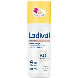 Ladival Getöntes Sonnenschutz-Gel Gesicht LSF 50+ - Getöntes Sonnenschutz-Gel für das Gesicht mit hohem Lichtschutzfaktor 50+. Spendet intensive Feuchtigkeit und sorgt für ein natürlich ebenmäßiges Hautbild – ideal für die tägliche Pflege.