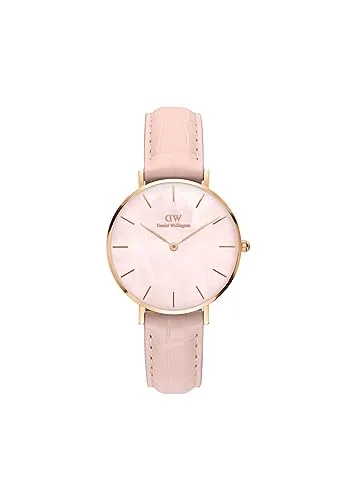 Daniel Wellington Petite Uhr 32mm - Elegante Damenuhr in Rose Gold - Armbanduhren für Damen, aus doppelt beschichtetem Edelstahl 316L, mit elegantem Design und hochwertigem japanischen Quarzwerk. Perfekt für jeden Anlass!