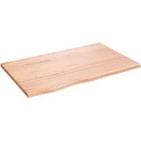 vidaXL Tischplatte mit Naturkante aus massivem Eichenholz - Esszimmertischplatte aus unbehandeltem, handgefertigtem massivem Eichenholz mit einzigartiger Naturkante – ideal für DIY-Projekte und vielseitige Einsatzmöglichkeiten.