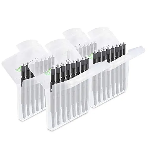 JB White 32x Cerumenfilter für Hörgeräte - Zubehör für Hörgeräte, schützt effektiv vor Cerumen und optimiert die Akustik. Praktische, wiederverschließbare Hülle mit 32 Filtern für sicheren Schutz und Aufbewahrung.