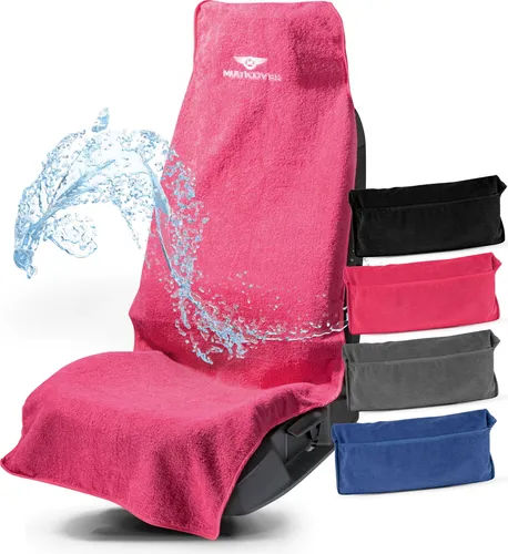 Walser Sitzaufleger Multicover - Universal Autositzauflage in Pink - Sitzauflage für Autos, schützt vor Verschmutzung und Abnutzung, aus hochwertigem, atmungsaktivem Polyester Microfaser Fleece, waschbar bei 30 Grad.
