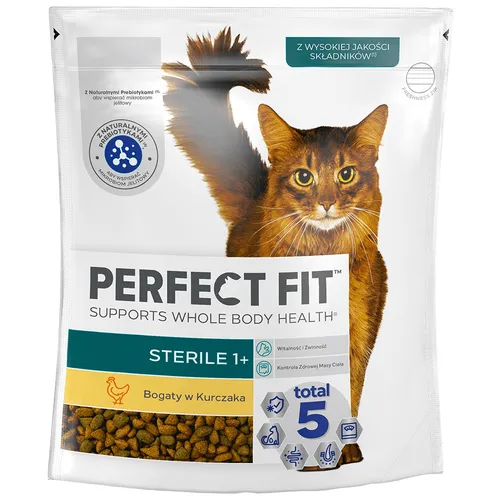 Perfect Fit Steril Trockenfutter für sterilisierten Katzen mit Hähnchen 750g