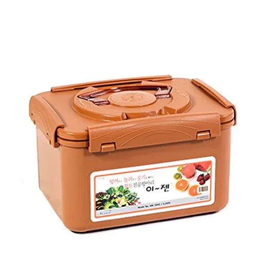 e-jen Probiotischer Gärbehälter für Kimchi und Sauerkraut mit Vakuuminnendeckel
