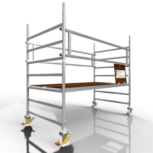 ALTEC Profigerüst AluLight XXL - TÜV-geprüft, Made in Germany - Gerüst mit Arbeitshöhe 3 m, breiter Plattform und robustem Design. Ideal für Profis, die Sicherheit und Langlebigkeit schätzen.