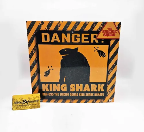 Beast Kingdom Toys - The Suicide Squad King Shark Action-Figur 21cm - Action- & Spielfiguren, detailreiche 1/9 King Shark Figur aus dem Suicide Squad Franchise für Sammler und Fans.