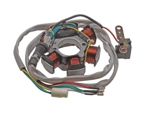 Lichtmaschine – passend für Piaggio Free, NRG, Sfera, TPH, Zip 50, Gilera Runner, Vespa ET2 50 2T – inkl. Stator, Kabelsatz & Pick-up