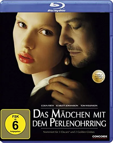 Das Mädchen mit dem Perlenohrring [Blu-ray] - Fesselnder Film über Kunst und Liebe, bewertet für Zuschauer ab 6 Jahren.