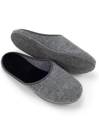 Pantoffelmann Hauspantoffeln mit Filzsohle