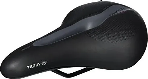 TERRY Sattel FISIO Flex Gel Women Standard - Fahrradsattel für Damen mit Fisio Flex Gel, optimaler Komfort für Sitzknochenabstand 9-12cm, ideal für lange Fahrradtouren.