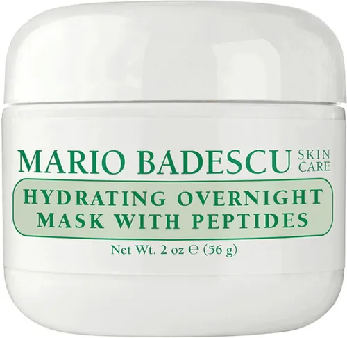 Mario Badescu Hydrating Overnight Mask with Peptides 59 ml Gesichtsmaske - Die Mario Badescu Hydrating Overnight Mask mit Peptiden ist ideal zur Unterstützung der Hautpflege über Nacht. Sie spendet intensiv Feuchtigkeit und sorgt für ein strahlendes Hautbild. Perfekt für die abendliche Routine!