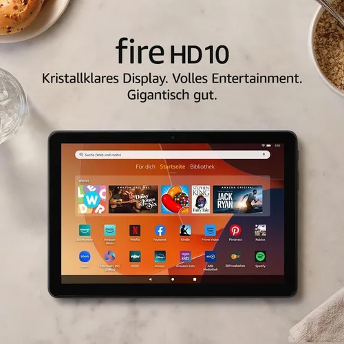 AMAZON Fire HD 10 (2023) Tablet, 32 GB, Schwarz von Amazon