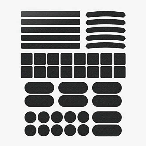 BIKE-label Reflektierende Aufkleber für Motorradhelm Fahrrad E-Roller Schutz Reflektoren schwarz X400047