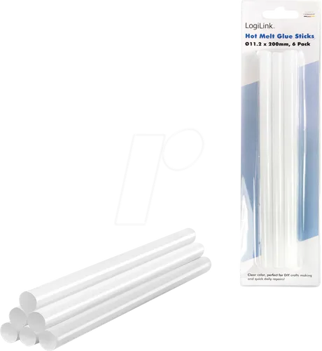 LOGILINK WZ0055 - Heißklebestifte Ø11,2 mm, 6 Stück, passend für WZ0052