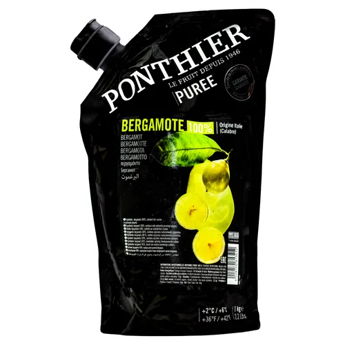 Food-United BERGAMOTTEN PÜREE Zitrus-Frucht-Püree von Ponthier 2x 1KG